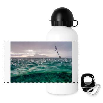 Waterdrop - Gourde panoramique avec couvercle 500 ml - blanc - Devant