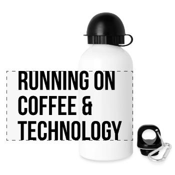 Technology - Panoramic Thermal Bottle with Lid 500 ml - white - Front