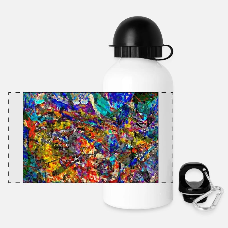 Ysprakaggy - Gourde panoramique avec couvercle 500 ml - blanc