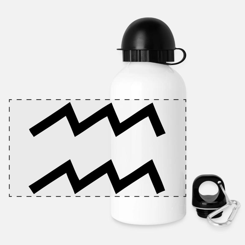 Vattumannen - Panoramic Thermal Bottle with Lid 500 ml - white