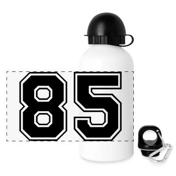 85 - Panoramic Thermal Bottle with Lid 500 ml - white - Front