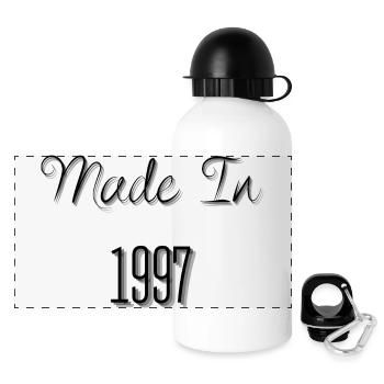 Created in 1997 - Panoramic Thermal Bottle with Lid 500 ml - white - Front