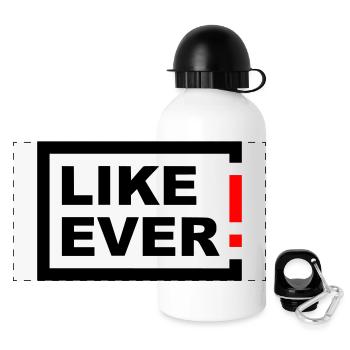 LIKE EVER! - Panoramic Thermal Bottle with Lid 500 ml - white - Front