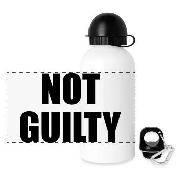 Not Guilty - Panorama Trinkflasche mit Deckel 500 ml - Weiß - Vorne