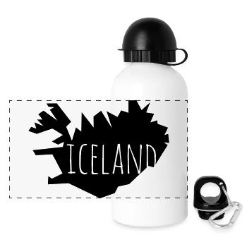 iceland - Panoramic Thermal Bottle with Lid 500 ml - white - Front