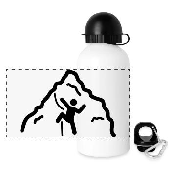 Bouldering - Panoramic Thermal Bottle with Lid 500 ml - white - Front