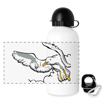 Seagull - Panoramic Thermal Bottle with Lid 500 ml - white - Front