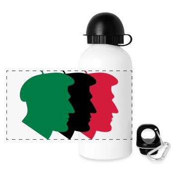 Baskiske folk - Panoramisk termoflaske med låg 500 ml - hvid - Foran