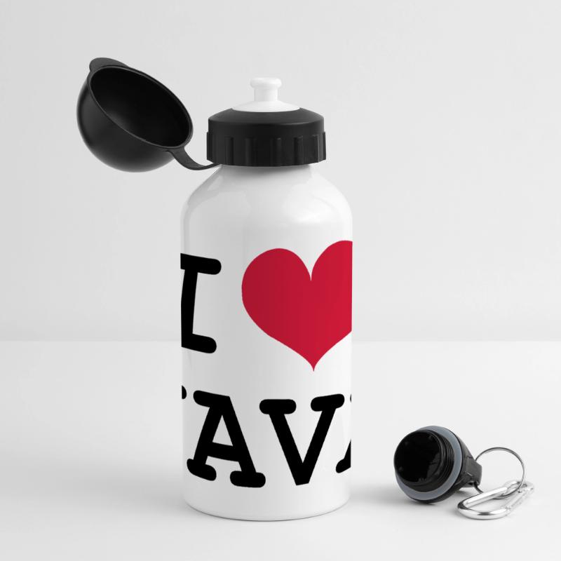 I Love Java [Developer / Geek] Panoramic Thermal Bottle with Lid 500 ml