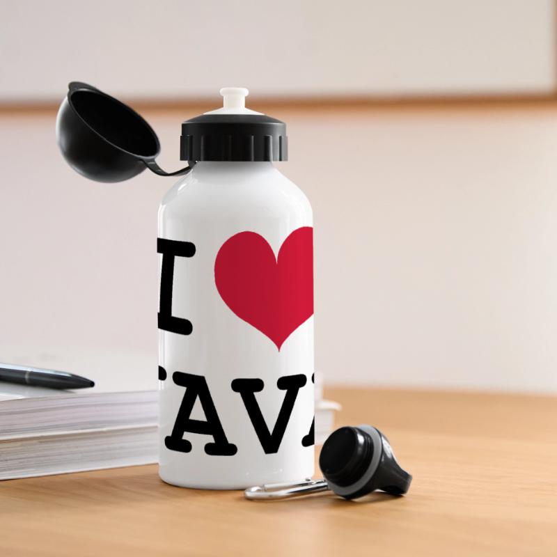 I Love Java [Developer / Geek] Panoramic Thermal Bottle with Lid 500 ml