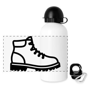 Profil de chaussures de randonnée - Gourde panoramique avec couvercle 500 ml - blanc - Devant