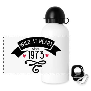 1973 - Panoramic Thermal Bottle with Lid 500 ml - white - Front