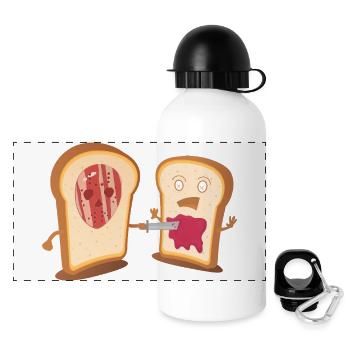 Toast Killer - Panoramic Thermal Bottle with Lid 500 ml - white - Front