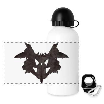 Artichok thème Rorschach test n ° 01 - Panoramic Thermal Bottle with Lid 500 ml - white - Front