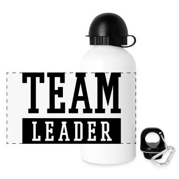 TEAM LEADER - Panoramic Thermal Bottle with Lid 500 ml - white - Front
