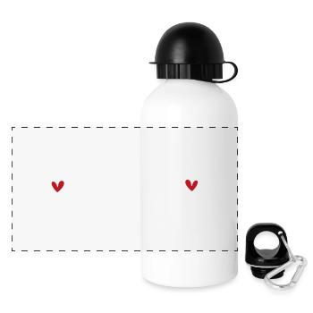 Someone loves you - Panoramic Thermal Bottle with Lid 500 ml - white - Front