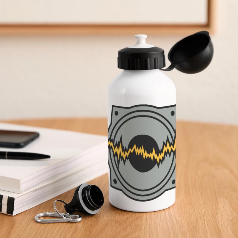 woofer basse techno rythme sonore de boîte à Gourde panoramique avec couvercle 500 ml