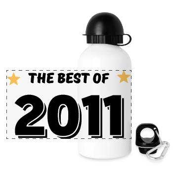 Best of 2011 - Panoramic Thermal Bottle with Lid 500 ml - white - Front