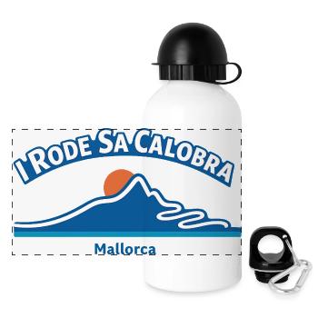 J’ai roulé sa Calobra Mallorca Cycling Elevation - Gourde panoramique avec couvercle 500 ml - blanc - Devant