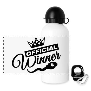 official_winner_vi1 - Panorama Trinkflasche mit Deckel 500 ml - Weiß - Vorne