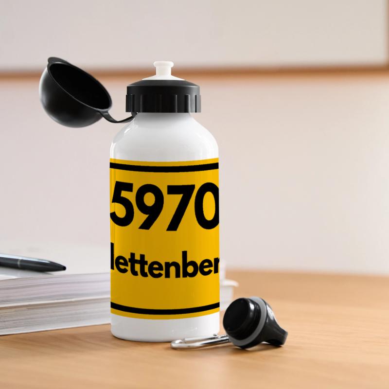 OLD POSTCODE POSTCODE RETRO 5970 PLETTENBERG Panoramic Thermal Bottle with Lid 500 ml