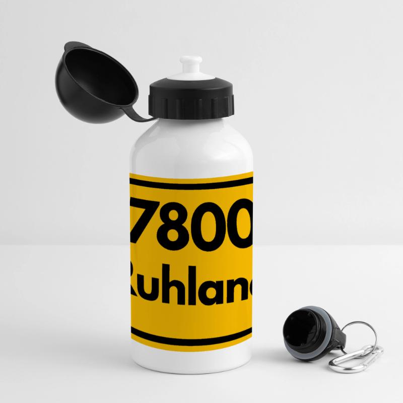 OLD POSTCODE POSTCODE, BRANDENBURG 7800 RUHLAND Panoramic Thermal Bottle with Lid 500 ml