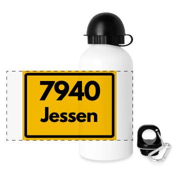 ALTE POSTLEITZAHL PLZ, SACHSEN-ANHALT 7940 JESSEN - Panorama Trinkflasche mit Deckel 500 ml - Weiß - Vorne