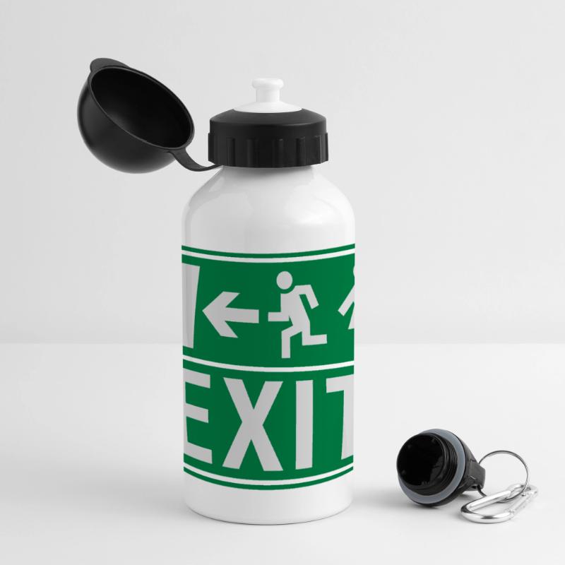 EXIT (FIRE EXIT) Gourde panoramique avec couvercle 500 ml