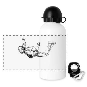 Skydiver - Panoramic Thermal Bottle with Lid 500 ml - white - Front
