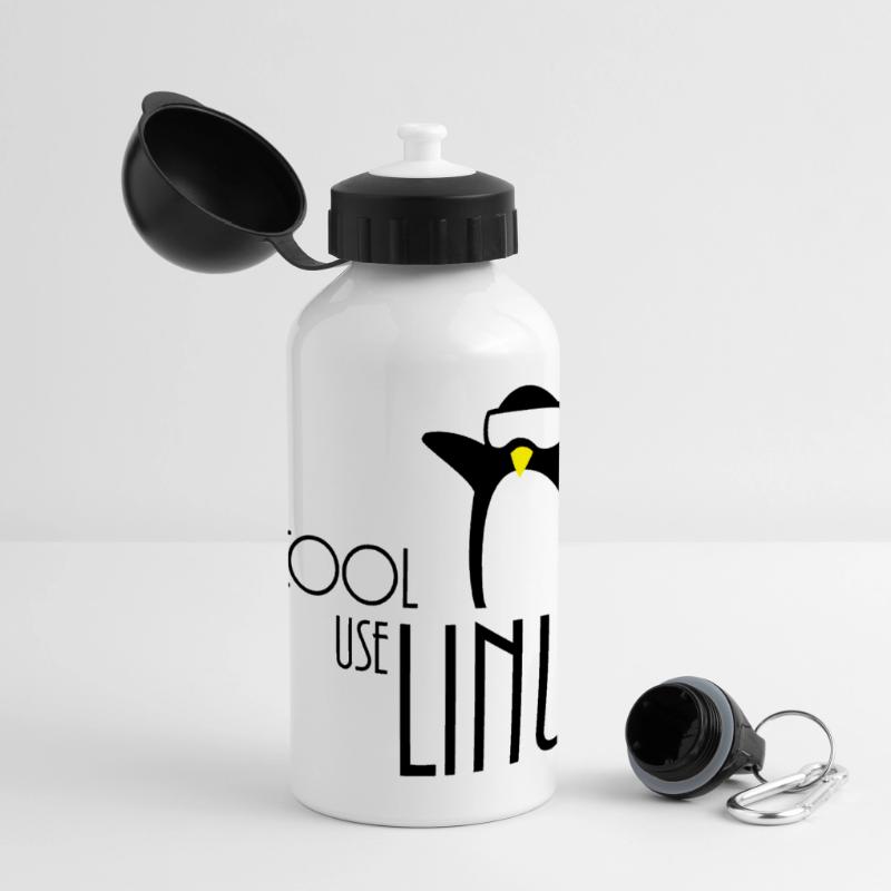 être cool utilisation linux Gourde panoramique avec couvercle 500 ml