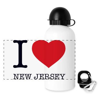 I LOVE NEW JERSEY - Panoramic Thermal Bottle with Lid 500 ml - white - Front