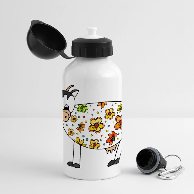 Cow Panoramic Thermal Bottle with Lid 500 ml