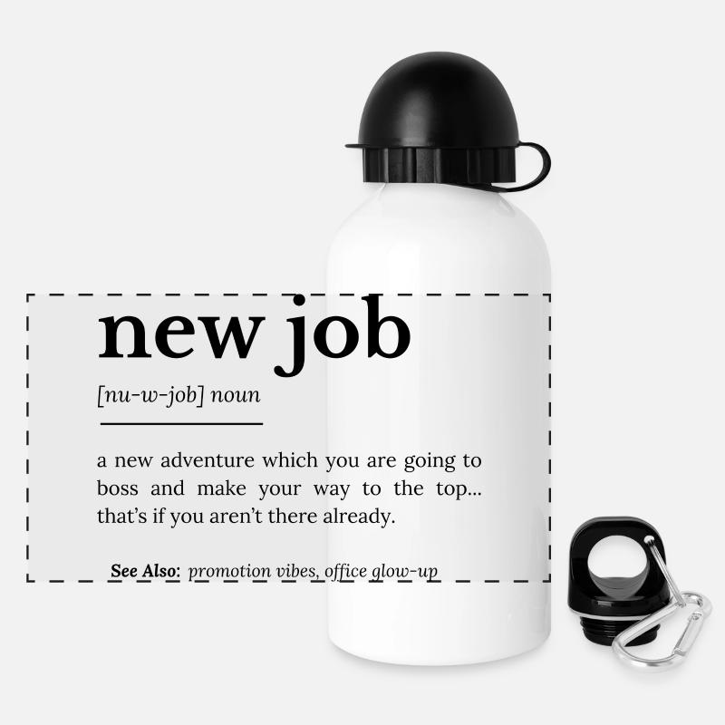 New Job definiton - Panoramic Thermal Bottle with Lid 500 ml - white