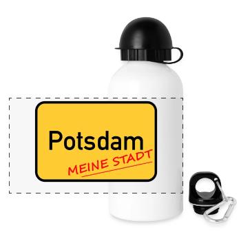 POTSDAM - MY CITY - Panoramic Thermal Bottle with Lid 500 ml - white - Front