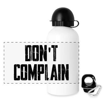 Don't Complain - Panoramic Thermal Bottle with Lid 500 ml - white - Front