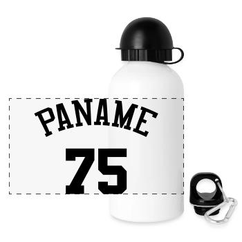 PARIS 75 - Panoramic Thermal Bottle with Lid 500 ml - white - Front