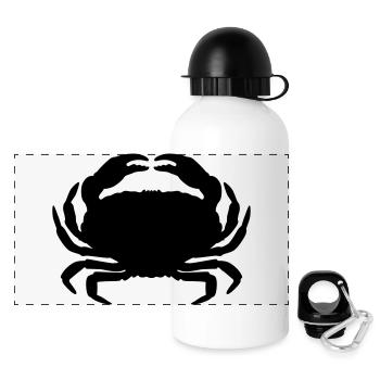 crab - Panoramic Thermal Bottle with Lid 500 ml - white - Front