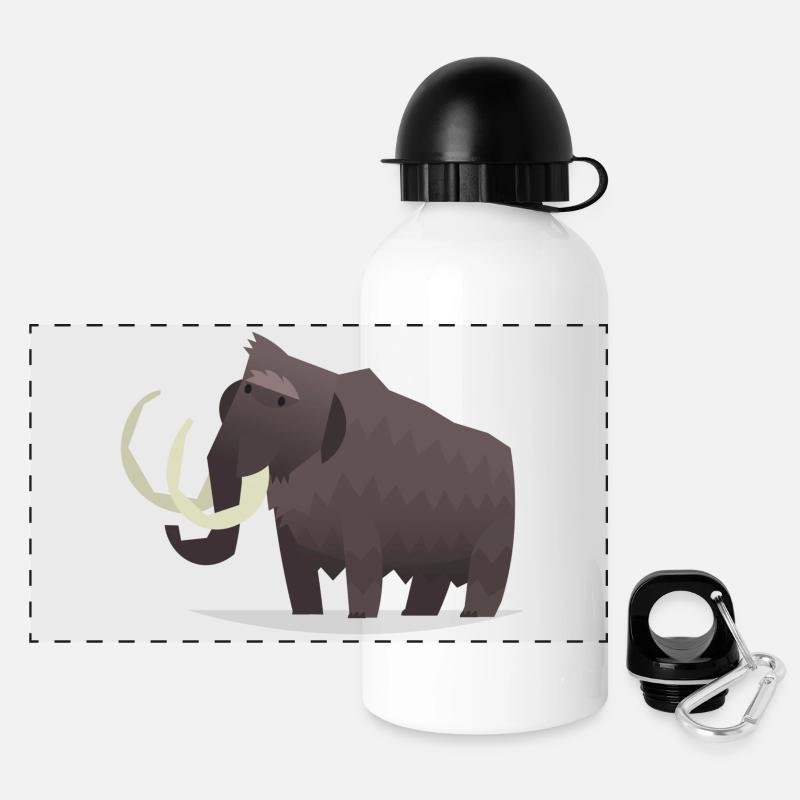 Mammoth design - Panoramic Thermal Bottle with Lid 500 ml - white