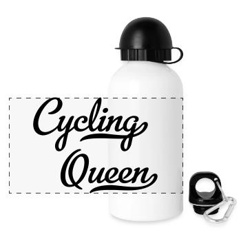 Bicycle - Panoramic Thermal Bottle with Lid 500 ml - white - Front