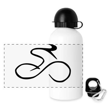 Racer - Panoramic Thermal Bottle with Lid 500 ml - white - Front