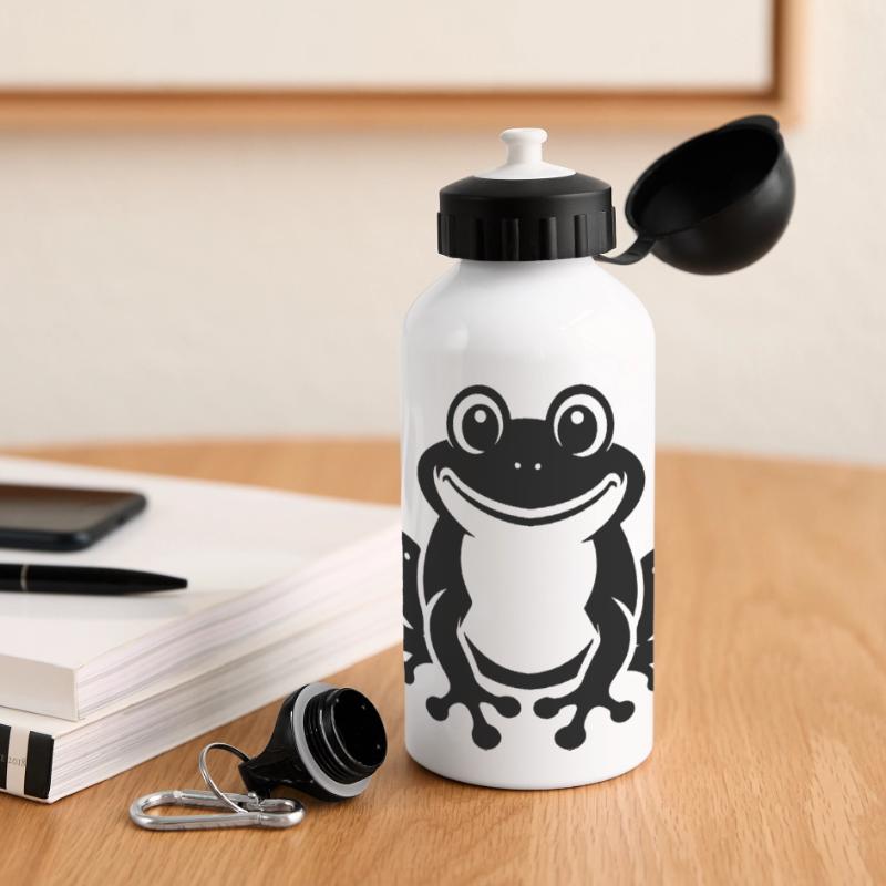 Toad Comic Frog Panoramic Thermal Bottle with Lid 500 ml
