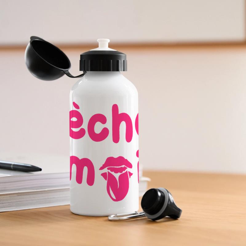 leche oder Sie wollen mich Panorama Trinkflasche mit Deckel 500 ml