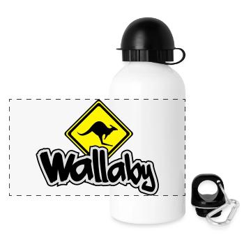 Kangaroo__V006 - Panoramic Thermal Bottle with Lid 500 ml - white - Front