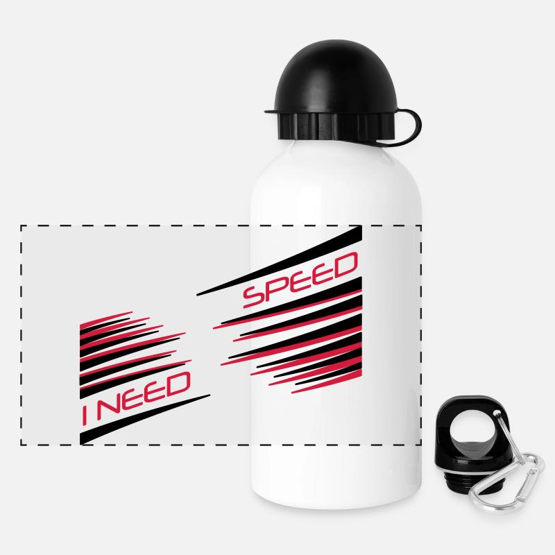 speed - Panoramic Thermal Bottle with Lid 500 ml - white