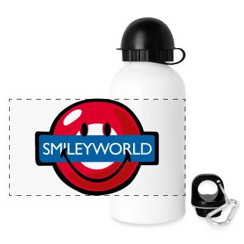 Smiley - Panoramic Thermal Bottle with Lid 500 ml - white - Front