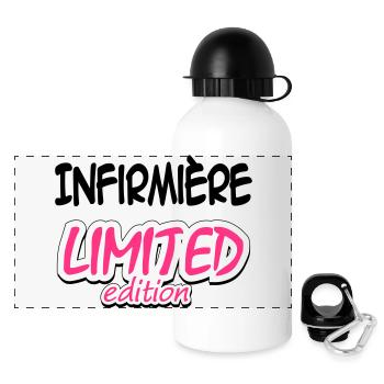 Docteur / Infirmier / Kiné / Médecin / Infirmière - Panoramic Thermal Bottle with Lid 500 ml - white - Front