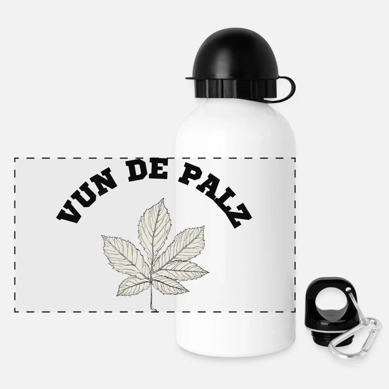 Vun de palz - Gourde panoramique avec couvercle 500 ml - blanc