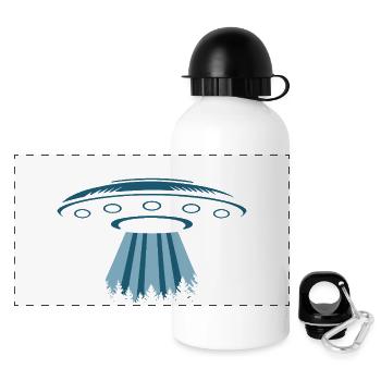 UFO Lover - Panoramic Thermal Bottle with Lid 500 ml - white - Front
