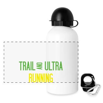 Trail et Ultra Running - Gourde panoramique avec couvercle 500 ml - blanc - Devant