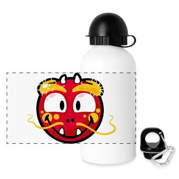 Smiley Dragon - Panoramic Thermal Bottle with Lid 500 ml - white - Front
